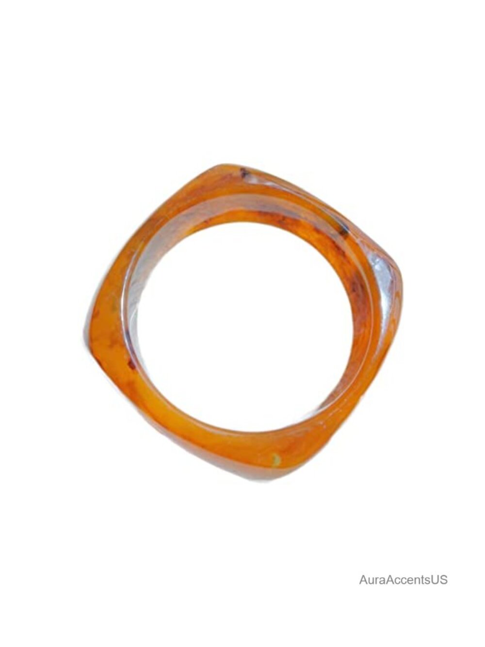 Acrylic Resin Wrap Bangle Tortoiseshell Irregular Geometric Wristband Cuff